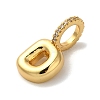 Brass Micro Pave Cubic Zirconia Pendants KK-K345-13D-G-2