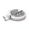 304 Stainless Steel Pendants STAS-Z027-02F-P-2