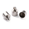 Tarnish Resistant 304 Stainless Steel Cord Ends STAS-H153-06B-P-1