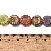 Painted Glass Beads Strands GLAA-Z021-06A-4