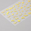 Christmas PET Self Adhesive Festive Stickers DIY-WH0349-80C-01-2