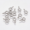 Tarnish Resistant 304 Stainless Steel Screw Eye Pin Peg Bails LS-STAS-K171-52P-9x5mm-3