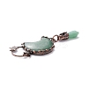 Natural Green Aventurine Big Pendants G-M383-25A-4