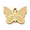 Ion Plating(IP) 304 Stainless Steel Pendants LS-STAS-E199-08G-1
