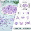 182Pcs 100G Transparent Acrylic Beads OACR-TA0003-66E-5