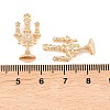 Brass Micro Pave Cubic Zirconia Pendants KK-L261-13G-3