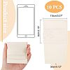 10Pcs 5 Colors Microfiber Jewelry Pouches ABAG-NB0001-70-2