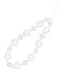 Plastic Beaded Mobile Phone Lanyard Wrist Strap AJEW-WH20010-63C-1