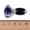 Handmade Millefiori Glass Barrel Beads LA-N002-09F-3