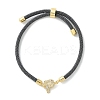 Adjustable Nylon Cord Bracelets X-BJEW-C096-01G-16-4