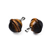 Natural Tiger Eye Pendants PORC-T132-053K-3