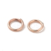 304 Stainless Steel Open Jump Rings X-STAS-K285-02B-RG-2