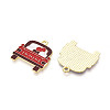 Valentine's Day Alloy Enamel Pendants ENAM-T023-24A-2