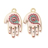 Religion Printed Alloy Pendants AL-CBA7256-24G-2