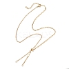 304 Stainless Steel Paperclip  Chain Cable Chain Slider Necklace Making AJEW-JB01526-1