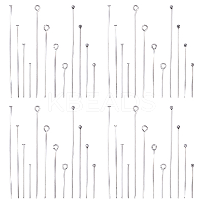 800Pcs 304 Stainless Steel Pins STAS-YW0002-82-1