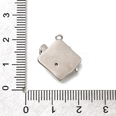 Brass Micro Pave Cubic Zirconia Pendants LS-KK-Q035-16D-P-1