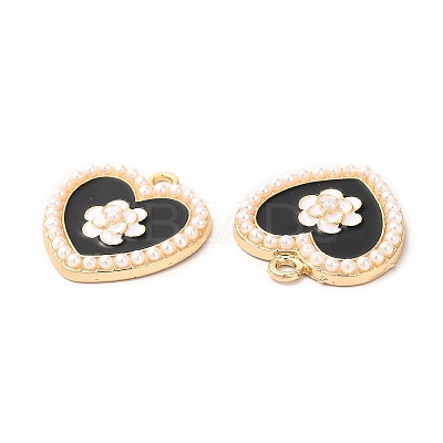 Alloy Enamel Pendants ENAM-C005-33G-01-1