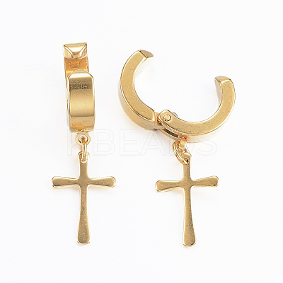 304 Stainless Steel Clip-on Earrings EJEW-H351-17-1