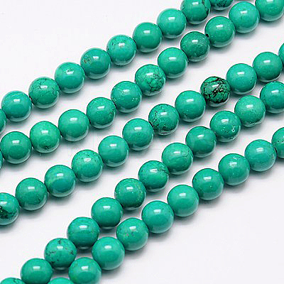 Natural Howlite Beads Strand X-TURQ-G096-4mm-1