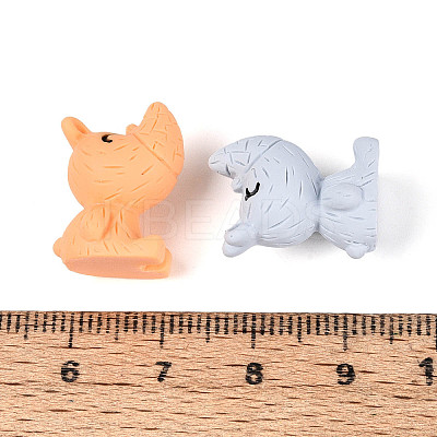 Resin Rhinoceros Display Decorations RESI-T026-19M-1