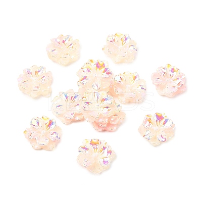 Luminous Resin Cabochons LS-RESI-E033-02G-1