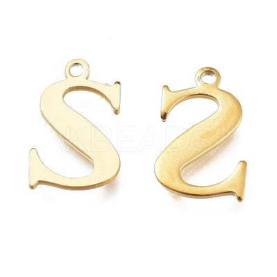 PVD Vacuum Plating  304 Stainless Steel Charms STAS-H112-S-G-1
