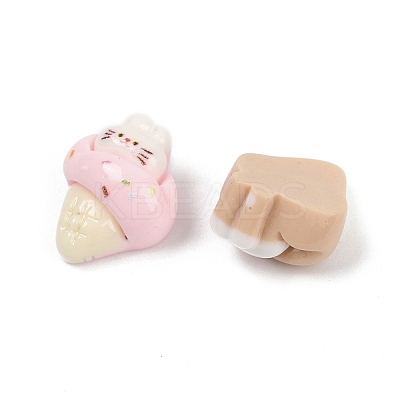 Opaque Resin Cabochons RESI-K043-06D-1