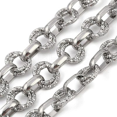 Non-Tarnish 304 Stainless Steel Link Chains CHS-A013-03P-01-1