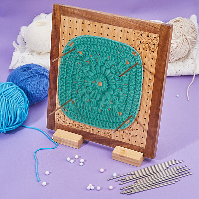 Rectangle Wood Crochet Blocking Board DIY-BC0013-59C-1