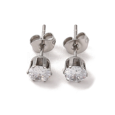 3 Pairs 3 Styles Christmas 304 Stainless Steel Hoop & Studs Earrings Set for Women EJEW-K279-11A-P-1