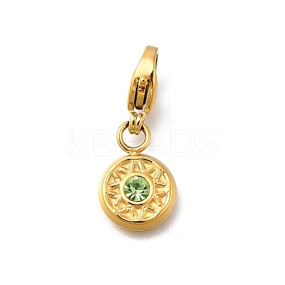 304 Stainless Steel Pendants Decoration STAS-R159-60G-03-1