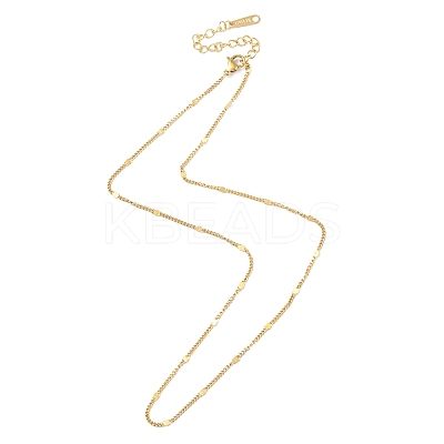 Ion Plating(IP) 304 Stainless Steel Link Chain Necklace for Men Women NJEW-M200-07G-1