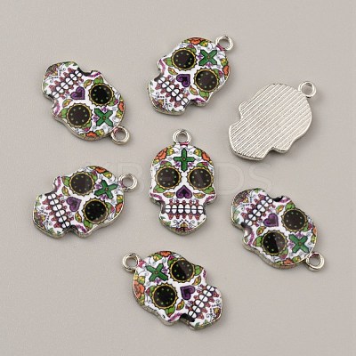 Alloy Enamel Pendants FIND-CJC0015-09L-1
