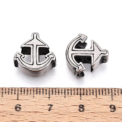304 Stainless Steel European Style Large Hole Beads STAS-T072-122AS-1
