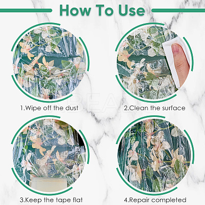 Waterproof PE Plastic Greenhouse Repair Film Tape DIY-WH20013-25B-1