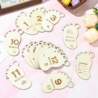 Baby Newborn Announcement Sign DIY-CJC0017-02-1