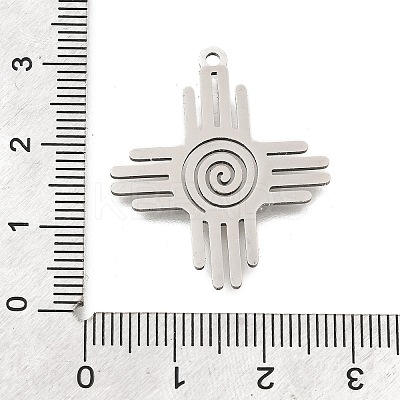 201 Stainless Steel Pendants STAS-S176-26P-1