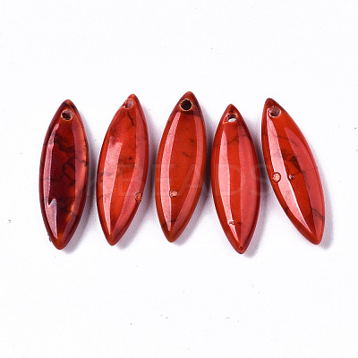 Natural Howlite Pendants G-S364-078D-1