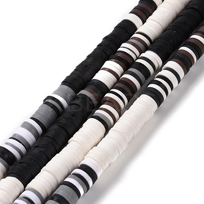 Handmade Polymer Clay Bead Strands CLAY-C003-04D-1