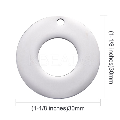 Tarnish Resistant 304 Stainless Steel Pendants STAS-I140-08S-1