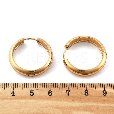201 Stainless Steel Hoop Earrings LS-EJEW-P304-15A-G-1