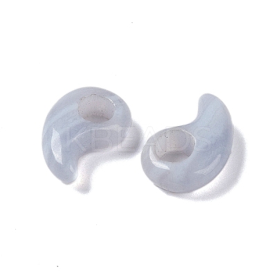 Natural Blue Lace Agate  European Beads G-M441-05-1