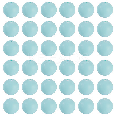 50Pcs Food Grade Eco-Friendly Silicone Beads SIL-TA0002-89J-1