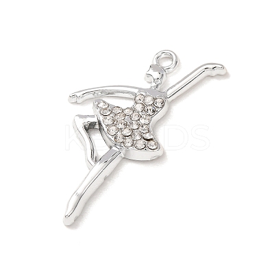 Alloy Rhinestone Pendants RB-CBA5369-01A-P-1