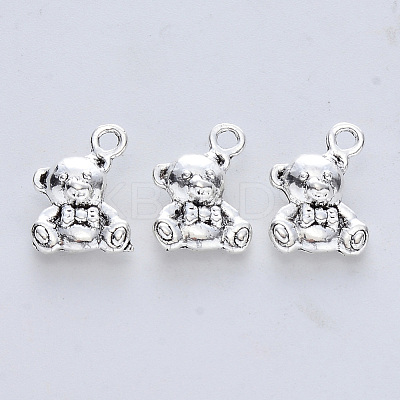 Tibetan Style Alloy Pendants TIBE-R316-046AS-RS-1