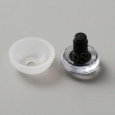 Snowflake Resin Craft Safety Eyes DIY-WH0399-97A-1