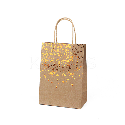 Stamping Style Kraft Paper Bags PAAG-PW0001-113G-1