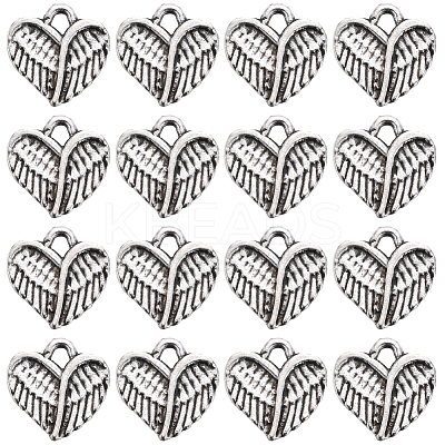 Tibetan Style Alloy Charms TIBE-SC0009-27-1
