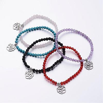 304 Stainless Steel Charm Bracelets BJEW-JB02461-1